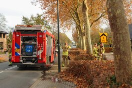 Brand in kantoorruimte van woning snel onder controle