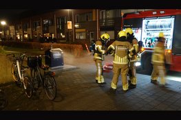 Ondergrondse container in brand in Heerhugowaard