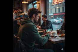 Micro-escapisme: slim ontspannen met je smartphone in de drukke stad