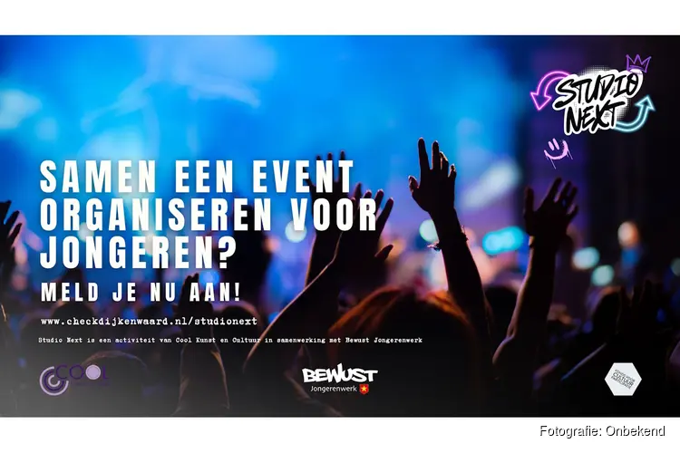 Studio Next daagt jongeren uit: organiseer zelf hét event voor jongeren in Dijk en Waard