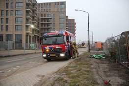 Brandweer ingezet voor gaslek op bouwterrein in Heerhugowaard