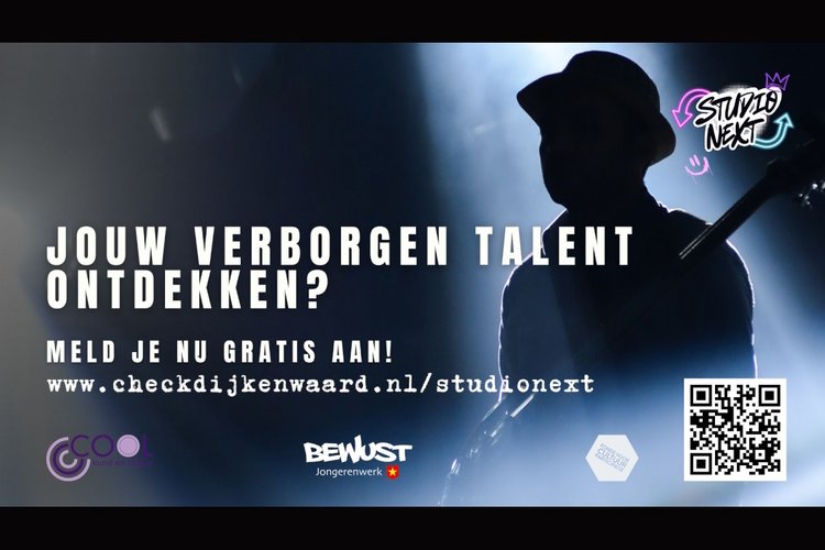 Meld je aan voor ‘Studio Next’: hét project voor jongeren!