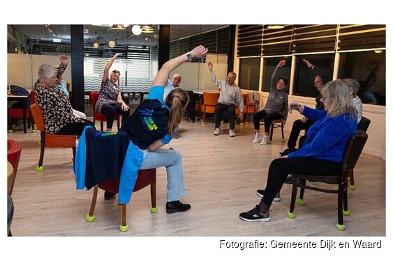 Valpreventie van Dijk en Waard Sport houdt senioren in balans