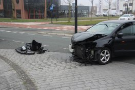 Forse schade na ongeval op Westtangent in Heerhugowaard