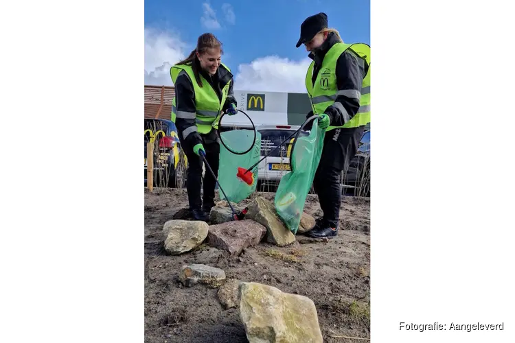 McDonald’s Heerhugowaard beloont goed opruimgedrag tijdens Landelijke Opschoondag