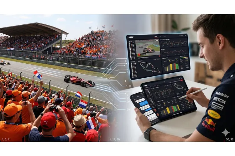 Evolutie van de sportronde: van de tribune tot interactieve Formule 1-platforms