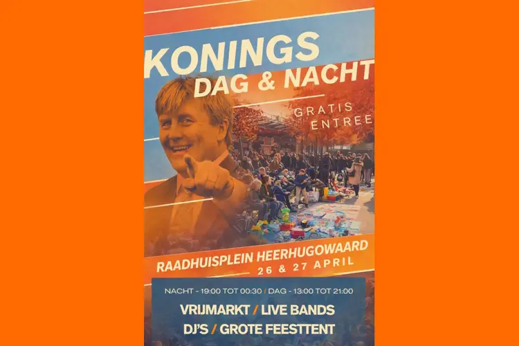 Groot feest op Raadhuisplein met Koningsnacht en Koningsdag