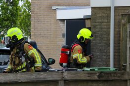 Brand in woning Heerhugowaard, brandweer verricht sloopwerkzaamheden