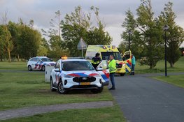 Fietsster gewond na valpartij Strand van Luna Heerhugowaard