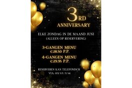 Juni jubileum menu bij Stroming!