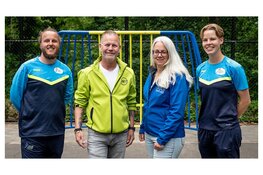 Nieuw sportveldje aan de Jupiterlaan brengt buurt in beweging