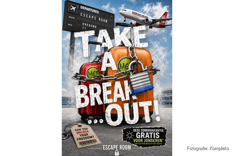 Escaperoom in Kompleks tijdens de zomervakantie