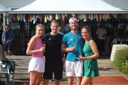Bewolking en buien kunnen pret niet drukken op finaledag Victorie Open