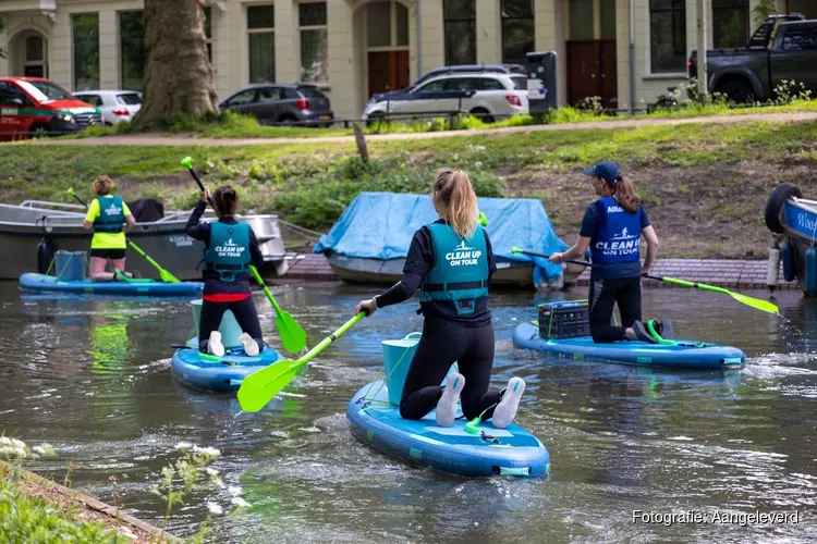 Schone actie op de kade en het water: Clean up on Tour keert terug naar Heerhugowaard