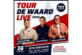 Rutger van Barneveld, Justen de Wildt en Sven Versteeg bij tweede editie Tour de Waard Live