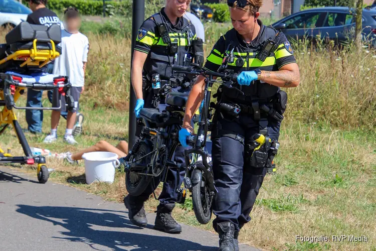 Twee meisjes gewond na eenzijdig fietsongeluk aan Oosterparkweg Noord