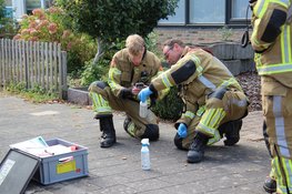 Man gewond na mengen van kalk en chloor in woning in Heerhugowaard