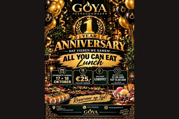 Goya viert eerste verjaardag!