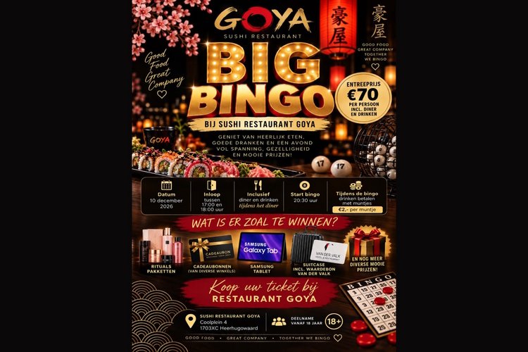 Big Bingo bij Goya