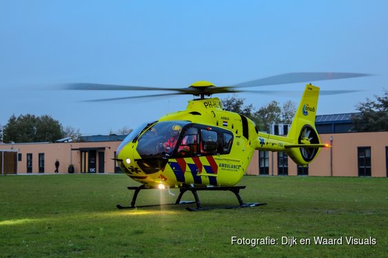Traumahelikopter ingezet voor medische noodsituatie in Heerhugowaard