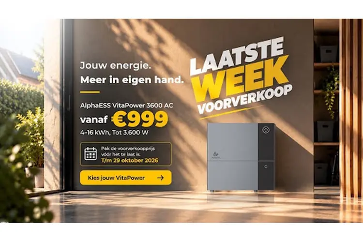 Thuisbatterij met een stekker: zo werkt de VitaPower van AlphaESS