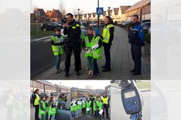Groep 7 van basisschool de Reflector helpen Boa&#39;s en politie Heerhugowaard