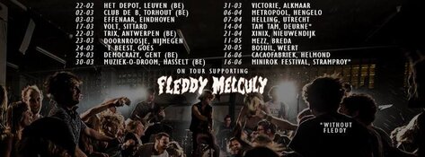 Fleddy Melculy + Rectum Raiders 31 maart in Victorie