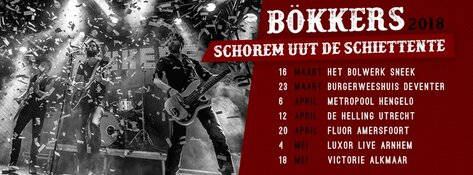Bökkers op 18 mei in Podium Victorie