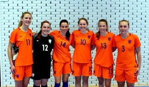Noordhollandse talenten in Oranje-beloftenteam zaal